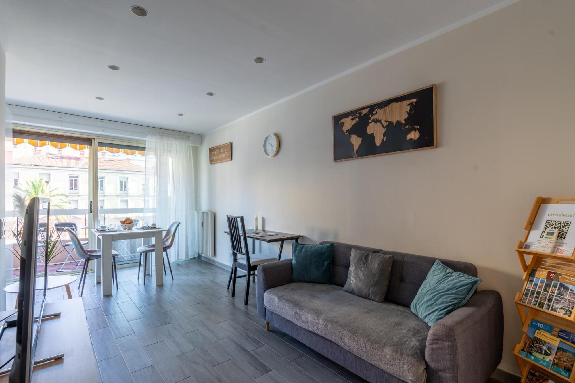 Fabuleux Appartement 2 Personnes Au Coeur De Menton, Climatise Et Proche Gares Routiere Et Sncf Eksteriør billede